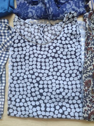Lote 6 blusas verano y vaquero