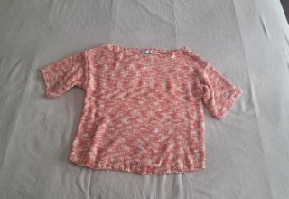 Jersey calado rosa talla M