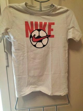 Camiseta Nike niño blanca fútbol