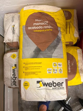 Sacos Weber Monocapa 25kg