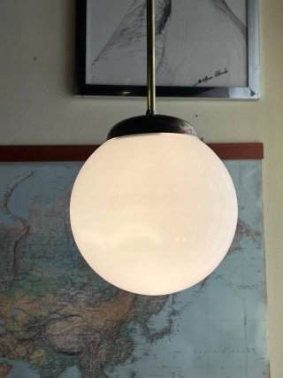Lampada sospensione Art Decò anni '40