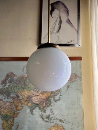 Lampada sospensione Art Decò anni '40
