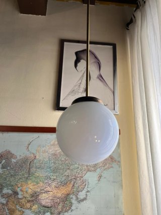 Lampada sospensione Art Decò anni '40