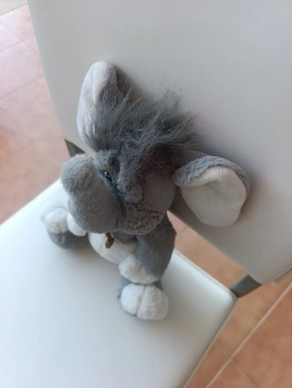 Peluche Elefante Gris Suave