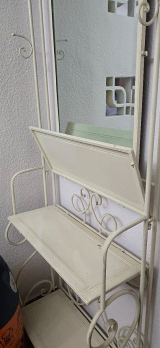 Mueble recibidor con espejo
