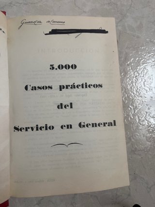 “5.000 casos prácticos del servicio en general”