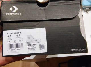 Zapatillas Converse CTAS Lift Hi 37-38 a estrenar