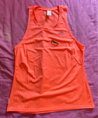 Camiseta Tirantes Running Kalenji Naranja