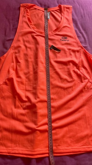 Camiseta Tirantes Running Kalenji Naranja