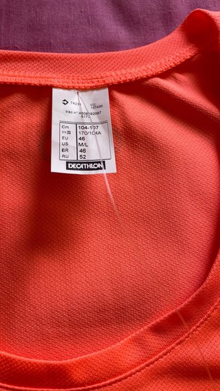Camiseta Tirantes Running Kalenji Naranja