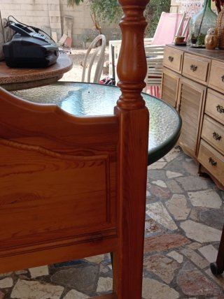 Cabecero de pino 90cm