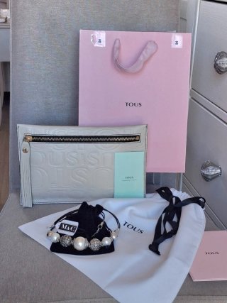 Conjunto Tous: Clutch y Gargantilla