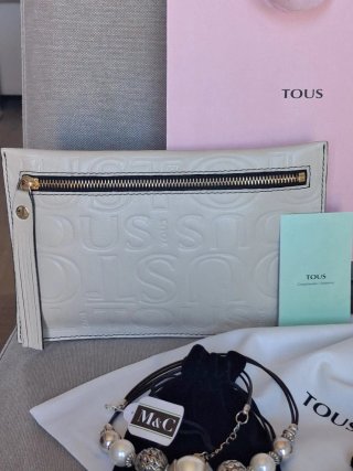 Conjunto Tous: Clutch y Gargantilla