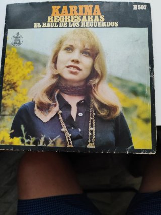 Lote Vinilos Single Karina Pop Rock Nacional