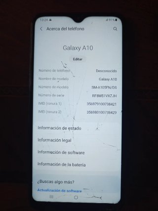 Samsung Galaxy A10, LEER ABAJO DEL TODO