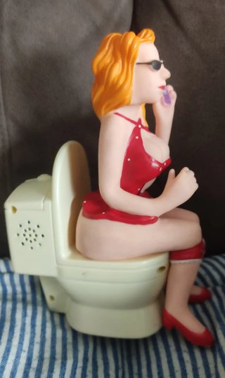 Figuras de baño vintage años 70