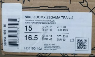 Zapatillas Nike Zegama 2 Talla 49.5