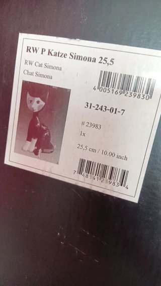 Gata Porcelana Simona Rosina Wachtmeister