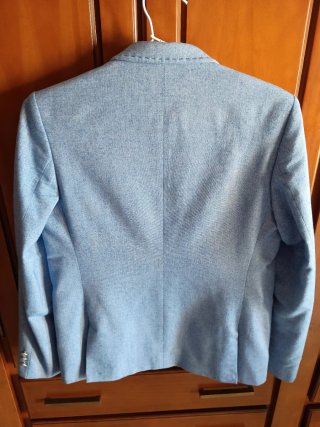 Americana niño Varones azul talla 14