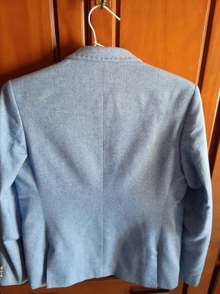 Americana niño Varones azul talla 14