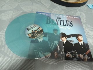 The Beatles Live in Paris '65 Vinilo Azul