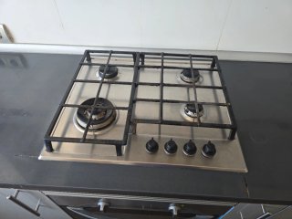 Placa de cocina gas butano 4 fuegos