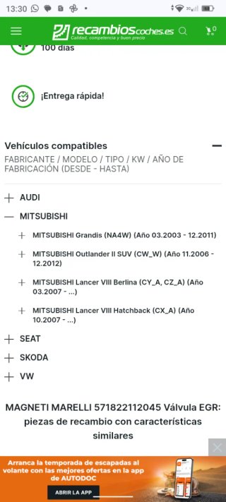 Válvula EGR Magneti Marelli 571822112045