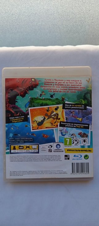 Rayman Origins PS3 PAL España Completo Muy Bien
