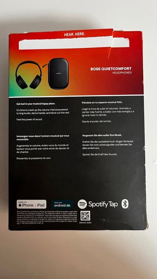 Auriculares Bose QuietComfort Negros