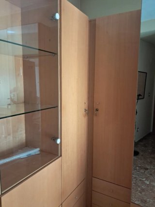 Cama nido con 2 colchones y armario