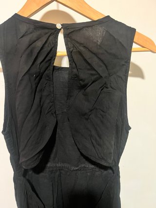 Vestido Natura Negro Espalda Descubierta