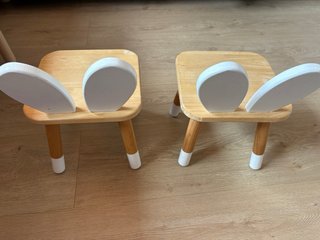 Mesa y 2 Sillas Infantiles con Cajones