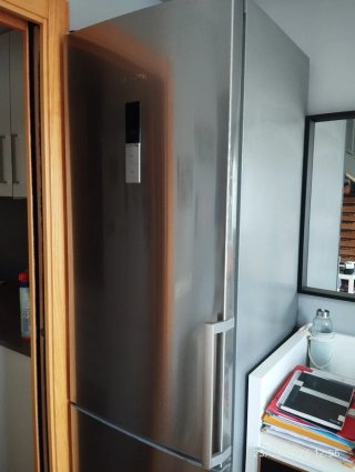 Nevera Combi Acero Inoxidable Bosch