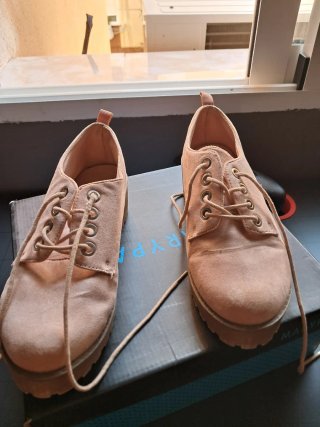 Zapatos Emmas Cordones Rosa Talla 37