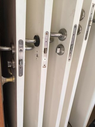 9 Puertas Madera Maciza Blanca Mate
