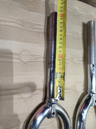 2 Horquillas Bicicleta Clásica cromadas