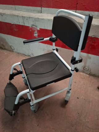 Silla de ruedas y WC