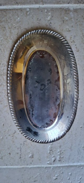 Piattino placcato argento