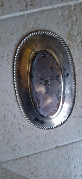 Piattino placcato argento