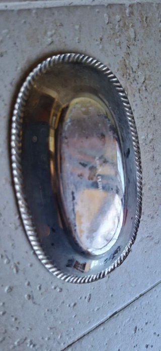 Piattino placcato argento