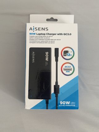 AISENS Cargador Universal Portátil 90W QC3.0