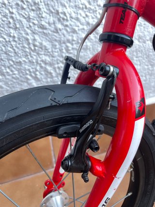 Bicicleta Infantil Roja TEAM 16