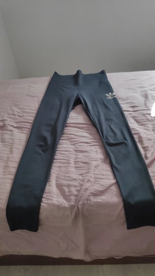 Leggings deportivos Adidas gris marengo