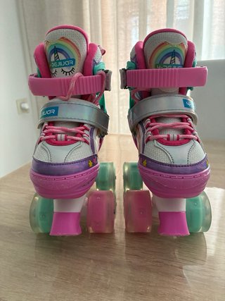 Patines 4 ruedas con luces talla 26-29