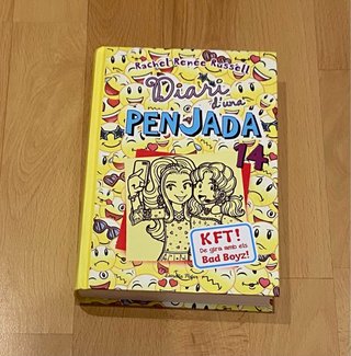 5 libros de la saga“diari d’una penjada”en catalan
