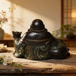Buda de la Riqueza con Traje Bordado