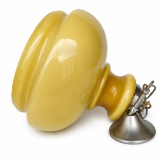 Candeeiro de teto vintage vidro e metal