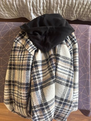 Chaqueta cuadros con capucha SIN ESTRENAR