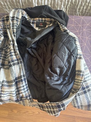 Chaqueta cuadros con capucha SIN ESTRENAR