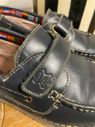 Náuticos niño/niña azul con velcro